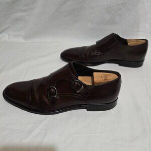 NAVYBOOT Made in Italy Double Monk Strap Shoes - Brown - 9.5US 43 EURO